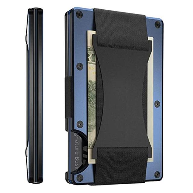 Minimalist Men's Slim Wallet with Rfid Protection