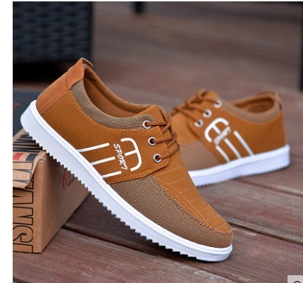 Trend Lace Up Men's Canvas Shoes