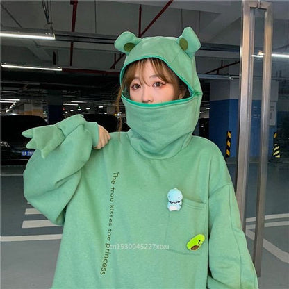 Unisex Frog Zip Hoodie