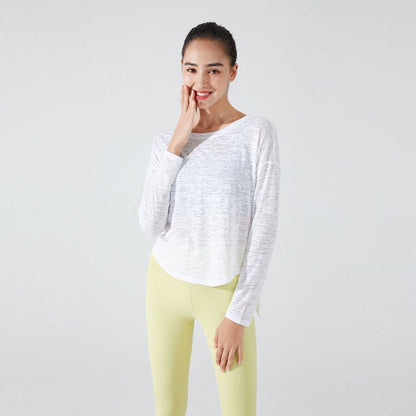 Loose fitness sports blouse