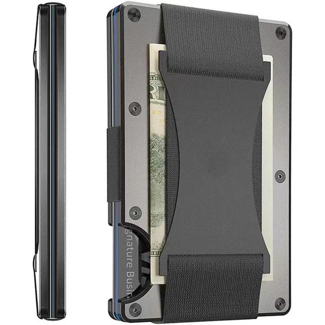 Minimalist Men's Slim Wallet with Rfid Protection