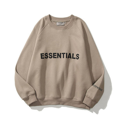 Sudadera Essentials Letra Reflectante Estampada