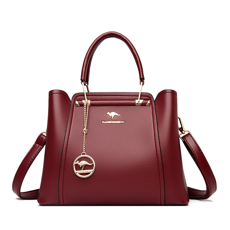 Classic leather bag for women - Aussie