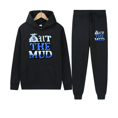 Men's 2 Piece Set Street Style Sportswear Tracksuit