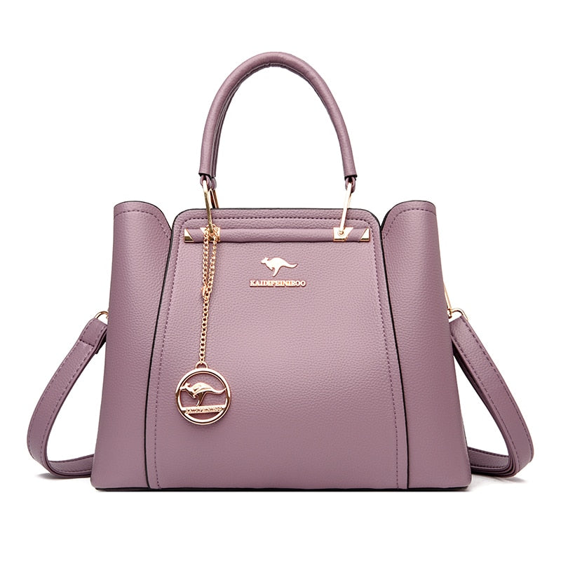 Classic leather bag for women - Aussie