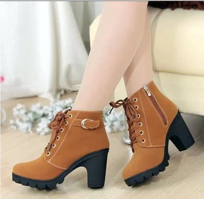 Women's Boots Thick Heel Autumn Winter