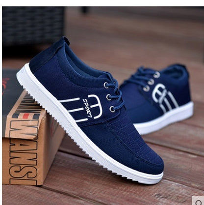 Trend Lace Up Men's Canvas Shoes