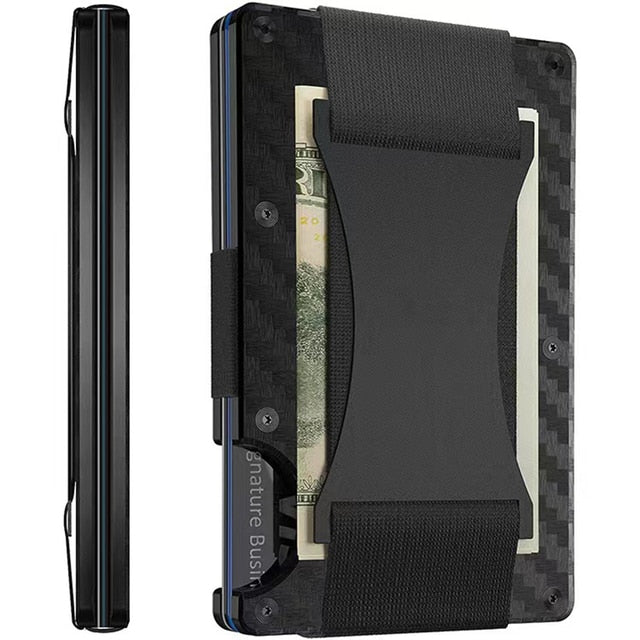 Minimalist Men's Slim Wallet with Rfid Protection