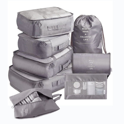 8pcs/set Large Capacity Travel Organizer