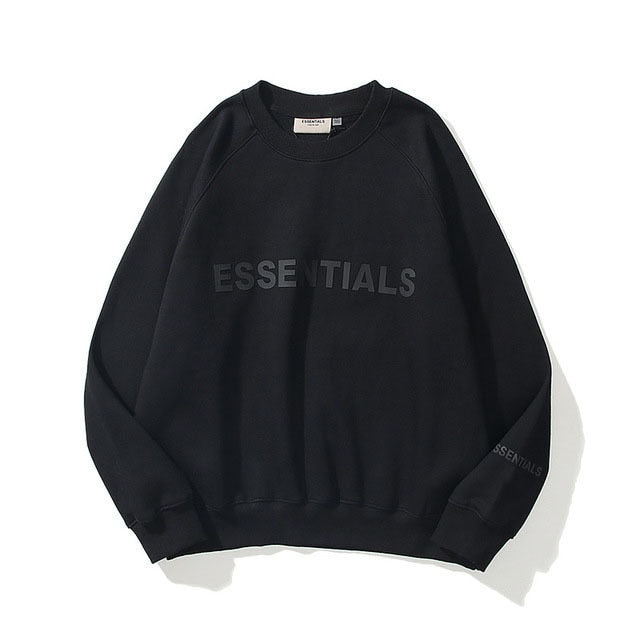 Sudadera Essentials Letra Reflectante Estampada