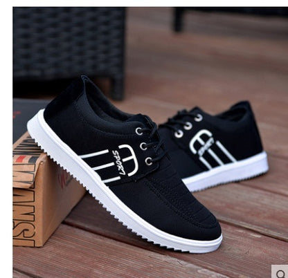 Trend Lace Up Men's Canvas Shoes