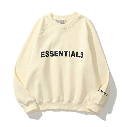 Sudadera Essentials Letra Reflectante Estampada