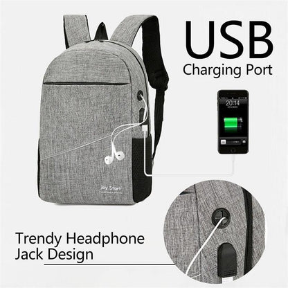 USB charging backpack