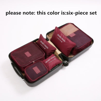 8pcs/set Large Capacity Travel Organizer