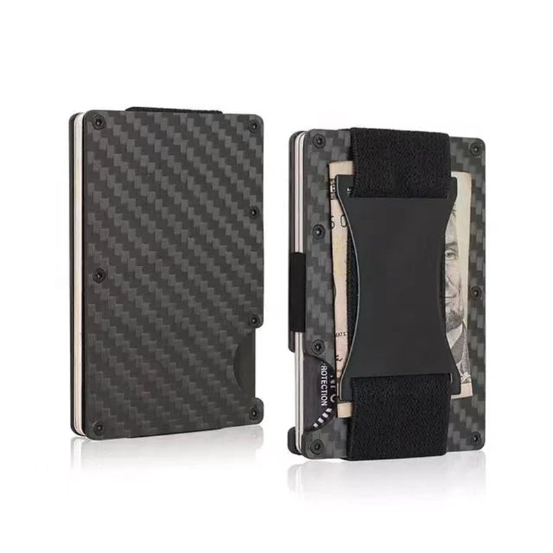 Minimalist Men's Slim Wallet with Rfid Protection