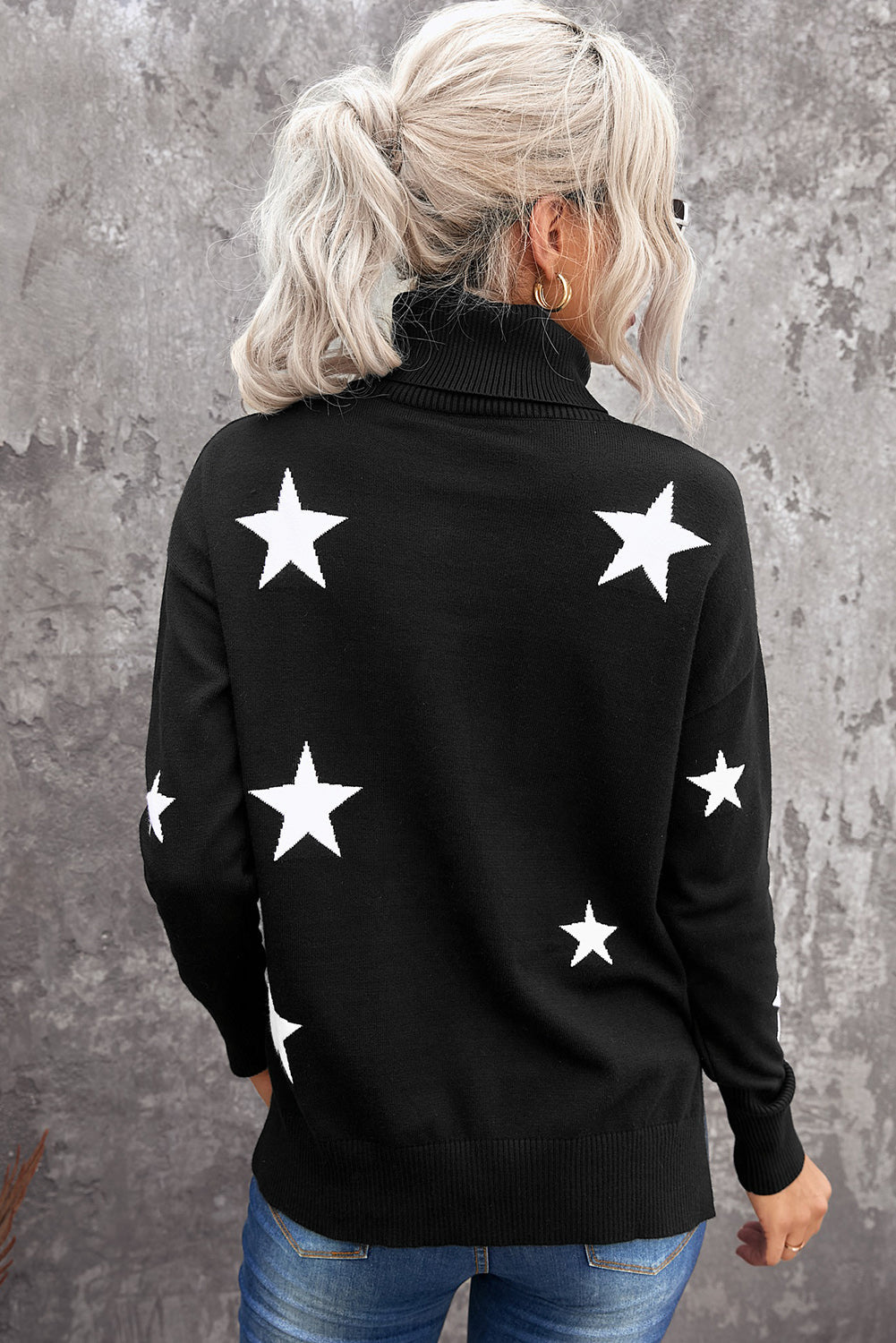 Jersey con estampado de estrellas