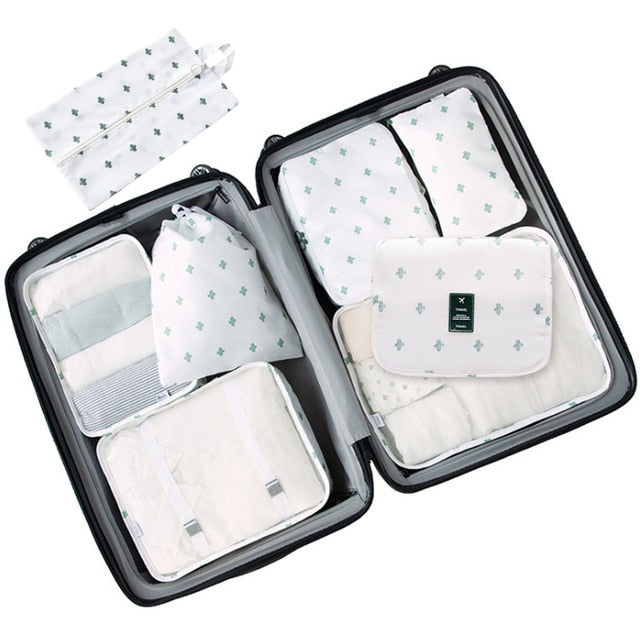 8pcs/set Large Capacity Travel Organizer