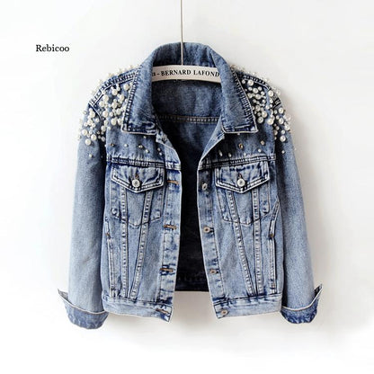 Women's Pearl Casual Denim Jacket