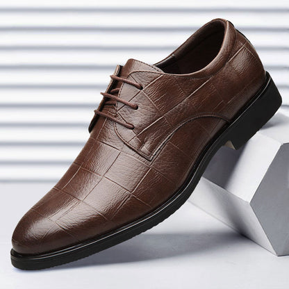 Zapatos de hombre con cordones y suela gruesa