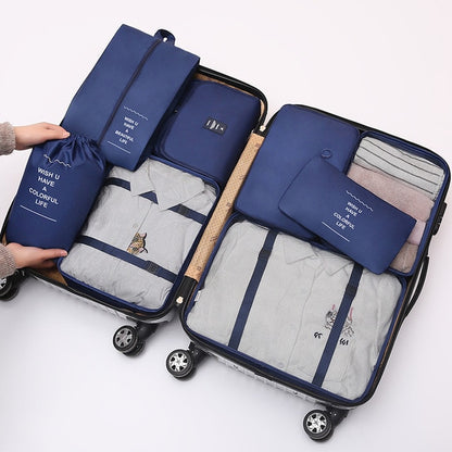 8pcs/set Large Capacity Travel Organizer