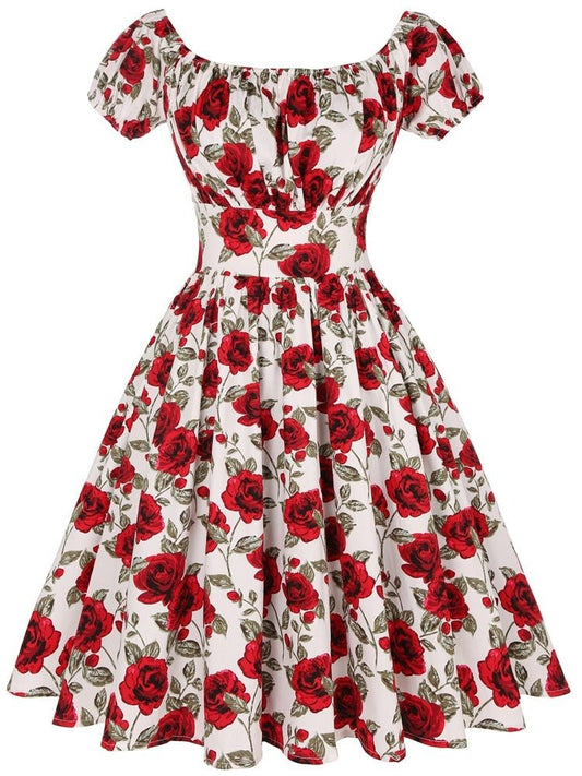 Vestido Rockabilly Mujer Swing, Vestidos de Fiesta- Años 50s / 60s